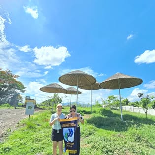PICPA Lipa Chapter members with a chapter banner during an outdoor activity